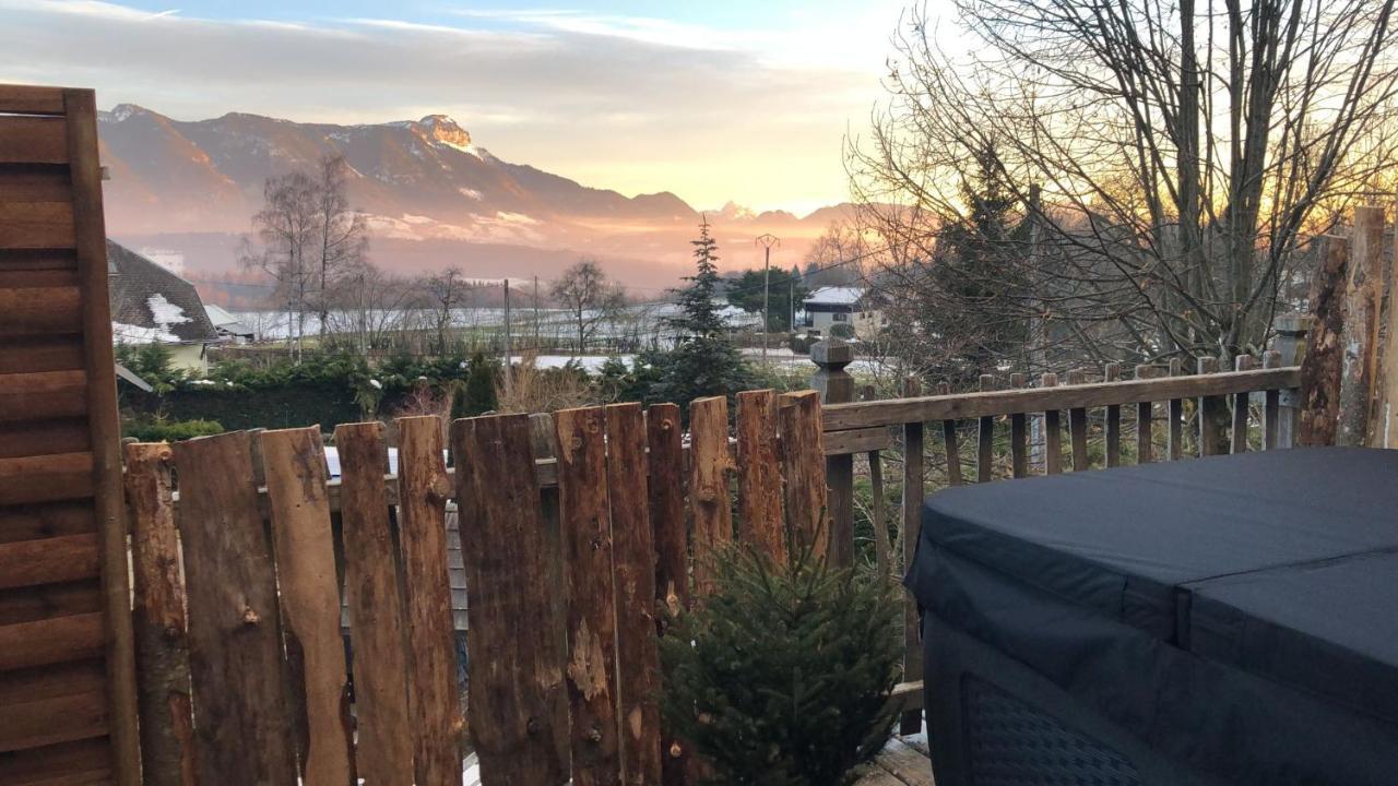 La Cabane à l'Orée des Bornes Évires Extérieur photo