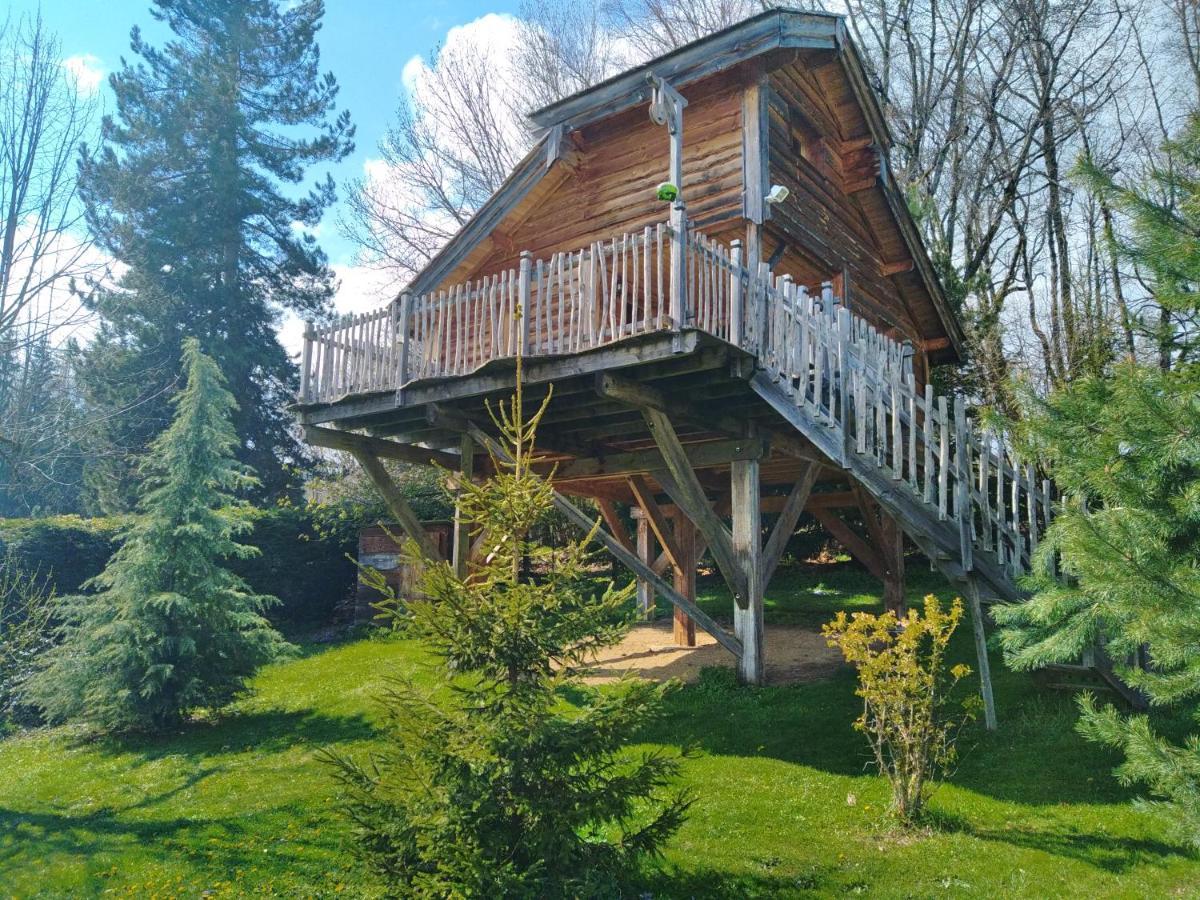 La Cabane à l'Orée des Bornes Évires Extérieur photo